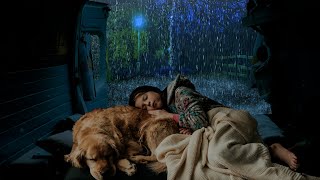 Bruit de pluie pour bien dormir et se détendre  Orage violent pour soulager le stress  ASMR [upl. by Selie364]