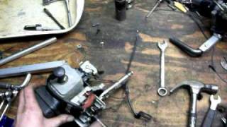 how to build an easy weed wacker bike part 3 [upl. by Clim]