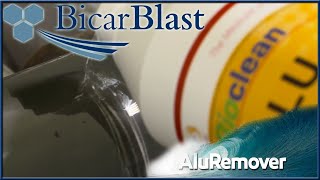 Remove Aluminium residu with AluRemover  BicarBlast [upl. by Bergess13]