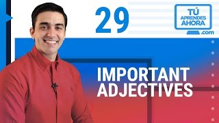 CLASE DE INGLÉS 29 Important adjectives smart interesting shy quiet [upl. by Fougere]