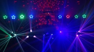 My DMX 2 With Ableton control Light show Using Midi with fog haze [upl. by Milak]