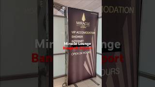 Miracle Lounge  Suvarnabhumi Airport  what it’s like [upl. by Esenahs]