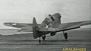 Air Action in North Africa in 194243  P40 aircraft carrier Operation Torch [upl. by Ethelstan]