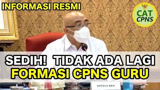 RESMI CPNS GURU DITIADAKAN UNTUK KEDEPANNYA HANYA ADA PPPK [upl. by Rancell]