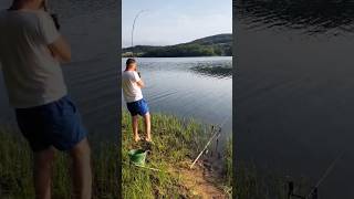 Karpervissen Frankrijk fishing france shorts [upl. by Trilbie]