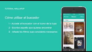 Tutorial Wallapop  Como utilizar el buscador iPhone [upl. by Gerstner]