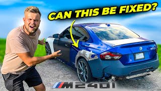 REBUILDING MY WRECKED 2023 BMW M240i ON A BUDGET  PART 9 [upl. by Renraw]