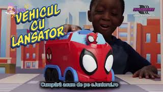 Paienjenelul Marvel  Vehicul transformabil cu 3 personaje si lansator  eJuniorulro [upl. by Greenes]