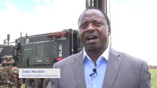 KDF Engineers Brigade drills borehole for Thika locals [upl. by Nurat493]