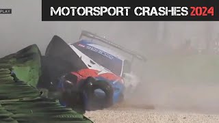 Motorsport Crash Compilation 2024 May Part 1 [upl. by Latoye]