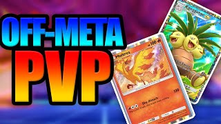 Grinding PVP Event With WEIRD DECKS — Pokemon TCG Pocket [upl. by Irmgard357]