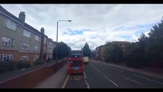 FULL ROUTE VISUAL  114  Ruislip  Mill Hill Broadway  Gemini 3 Wrightbus [upl. by Lainad983]