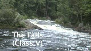 Northeast Guide Service  Maine Whitewater Rafting Canada Falls [upl. by Tuttle153]