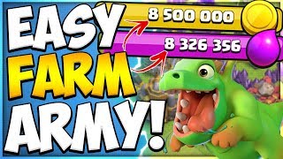 Proof Baby Dragons Are The Easiest TH10 Farming Army  No Hero Farming in Clash of Clans [upl. by Yrevi]