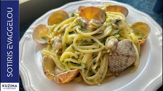 Spaghetti ala vongole  Sotiris Evaggelou [upl. by Vasos]