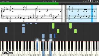 NF  Leave Me Alone  Piano tutorial and cover Sheets  MIDI [upl. by Haelak]