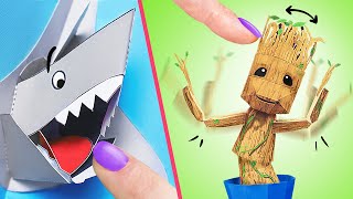 15 Adorable Paper Crafts [upl. by Siurad177]