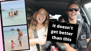 Family beach day in Hawaii  Lo Beeston Vlogs [upl. by Erund]