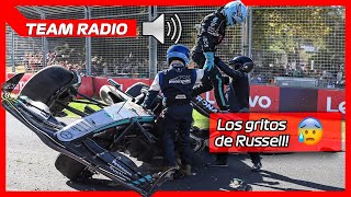 Así fue el choque de George Russell  GP Australia 2024  F1FD [upl. by Kyte]