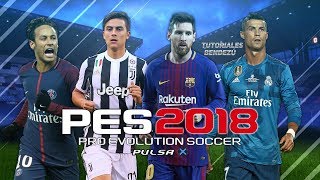 PES 2018 PPSSPP NARRADOR EN ESPAÑOL  KITS ACTUALIZADO [upl. by Ah643]