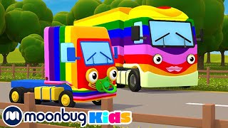 Rainbow Baby Truck Song  Geckos Garage Songs  Childrens Music  Vehicles For Kids [upl. by Red]