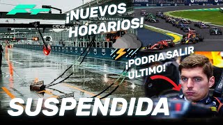 ¡¡RIDICULO La FIA SUSPENDE la CLASIFICACION GP BRASIL y NUEVOS HORARIOS RED BULL… ¡EN RIESGO [upl. by Gisella]