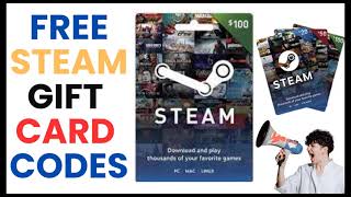 Unused Free Steam Wallet Gift Card Codes 2024 How To Get Free Steam Codes [upl. by Uund]