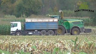 Maize and Slurry Works  John Deere Forager  Joskin  Fendt  Houle [upl. by Nisa382]