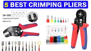 New Best Crimping Tool  Top 5 Best Crimping Pliers 2024 [upl. by Fausta]