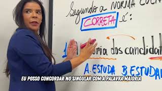 PARE DE ERRAR CONCORDÂNCIA VERBAL [upl. by Pearla]