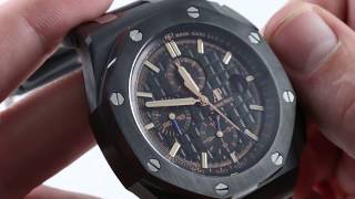 Audemars Piguet Royal Oak Offshore Chronograph 26405CEOOA002CA02 Luxury Watch Review [upl. by Fishman]