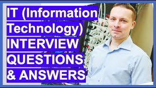 IT INFORMATION TECHNOLOGY Interview Questions And Answers [upl. by Ikim]