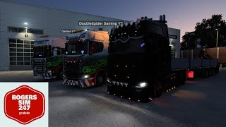 ets2 promods 272 convoy [upl. by Anaitat515]