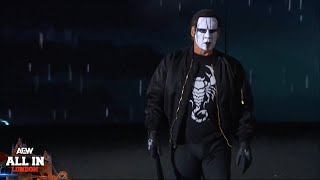 ITS STIIIIIIIIIIIIING 🦂 Sting Returns to Save Darby Allin at AEW All In London 2024 [upl. by Amsa]