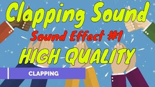 Clapping Sound Effect 1 HD  HIGH QUALITY [upl. by Eimyaj652]