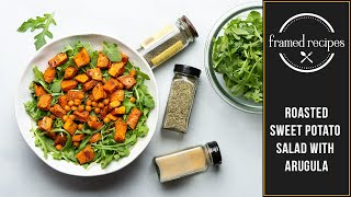 Roasted Sweet Potato Salad With Arugula [upl. by Maroney]