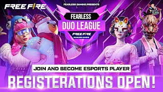 Fearless Duo League  Garena Free fire  Freefire Grand Tournament  Fearless Gaming [upl. by Donela177]