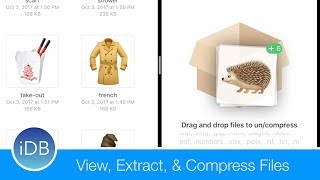 Howto View Zip amp Unzip Files in iOS 11 [upl. by Hajile]