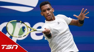 AugerAliassime happy that hes knocking at the door of first major title [upl. by Enomis]