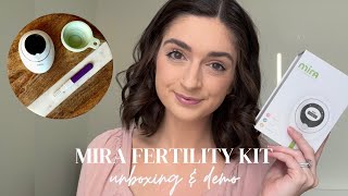 Mira Fertility Tracking Kit Unboxing  Demo  2024 [upl. by Aihpledalihp]