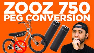 Pegs Over Pedals Zooz Ebike Crankset Delete DIY Tutorial  RunPlayBack [upl. by Dolf]