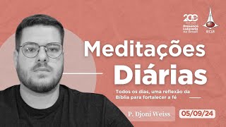 MEDITAÇÕES DIÁRIAS Salmo 289 e Mateus 936  05 de setembro  IECLB [upl. by Hsot]