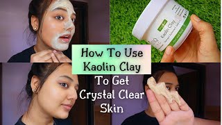 How to use Kaolin Clay in your skincare routine to get clear glowing skin skincare glowingskin [upl. by Myrta272]