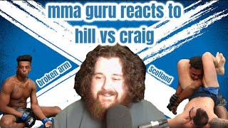 mma guru reacts to paul craig vs jamahal hill [upl. by Arlina]