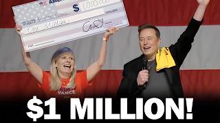 Elon Musk Awards Another 1M To Random Person [upl. by Dexter]