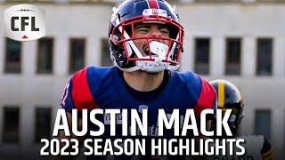 Austin Mack 2023 CFL Highlights [upl. by Nolahs731]