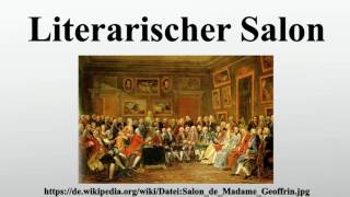 Literarischer Salon [upl. by Etteyafal346]