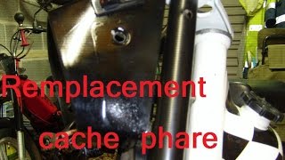 Remplacement cache phare peugeot 103 [upl. by Osrick894]