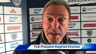 FLBPräsident Siegfried Kirschen über den Termin des LandespokalFinales [upl. by Clarence]