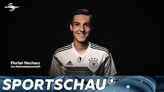 quotLothar Matthäus war der Bestequot  GladbachYoungster Florian Neuhaus im Fragenpressing  Sportschau [upl. by Kennith]